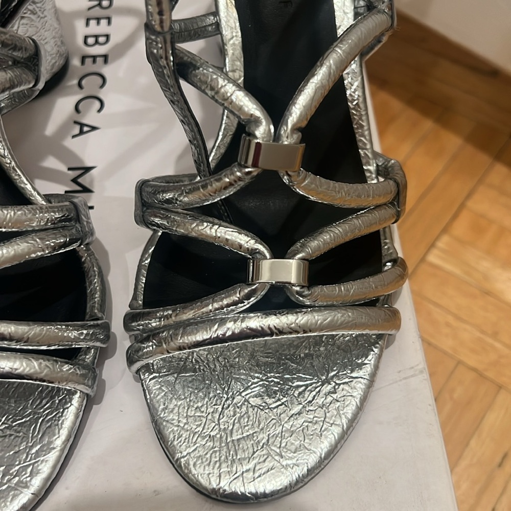 REBECCA MINKOFF
Apolline Metallic Strappy Sandals - Picture 11 of 15
